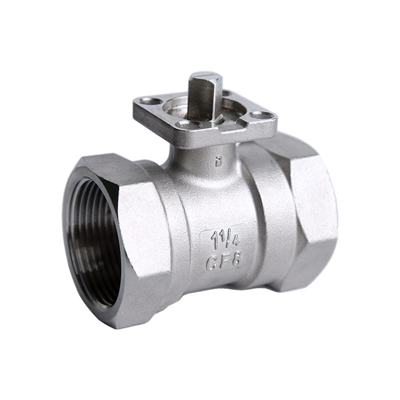 1 robinet à tournant sphérique à montage direct en acier inoxydable 1 robinet à tournant sphérique à montage direct en acier inoxydable